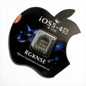 R-SIM Rgknse liberar Sim Card para iPhone 4s