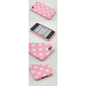 carcasa con polca punto para iphone4/4s(TPU)