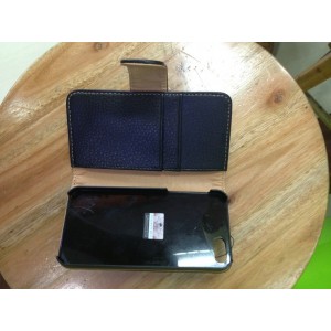 iPhone 5 5G Monedero de cuero PU Flip Stander Holder Carcasa cubierta w/ Tarjeta Foto Slot