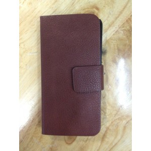 Wholesale Carcasa de cuero para iPhone 5（Marr&oacute;n）