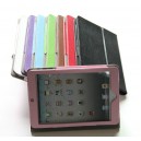 Litchi rosa PU Cuero Magn&eacute;tico Soporte Funda para Apple iPad Mini