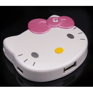 4300 mAh Hello Kitty cargador de bater&iacute;a