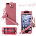 la carcasa elegante con cord&oacute;n para Iphone4/4S y Iphone5/5S