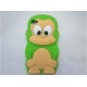 3D estereoscópico manzana mono de la historieta del iphone 4/4S/5/5S carcasa del teléfono