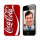 Coca-Cola plástico de IPhone5s/5 Mobile Shell