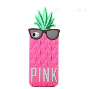 Creativo pi&ntilde;a iPhone4/4S/5/5S la c&aacute;scara protectora del silic&oacute;n