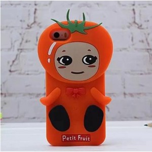 C&aacute;scara del tel&eacute;fono del silic&oacute;n de la historieta de la fruta del tel&eacute;fono m&oacute;vil shell iphone5/5S