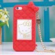 Hello Kitty funda del teléfono de silicona con cordón