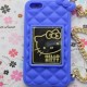 Hello Kitty funda del teléfono de silicona con cordón