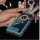 orejas de conejo con pedrería funda de teléfono para iphone 5S/5/4/4S 