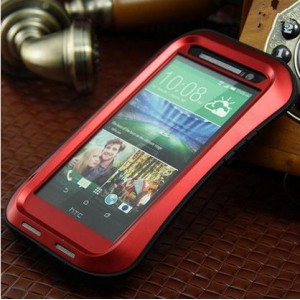 met&aacute;licos multifunci&oacute;n funda de tel&eacute;fono m&oacute;vil para HTC M7/M8