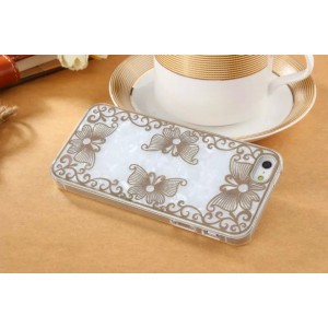 Cl&aacute;sico de oro en relieve carcasas para su iphone 5/5S/6