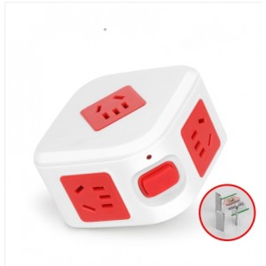 Cubo Rubik Multifuncional adaptador Convertidores de energ&iacute;a Enchufe sin USB