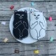 Carcasa silicona gato mascota para iphone 7 o iphone 7 plus