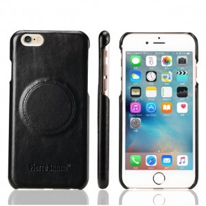Funda de cuero Fierre Shann de alta calidad para iphone 7 y iphone 7 plus