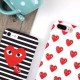 Funda con corazones para iphone6s, 6s plus, 7, 7plus