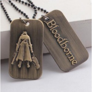 Collar BLOODBORNE PS4 colgante decorado en bronce