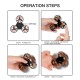 Juguete Antiestrés de Fidget Spinner de Dedos