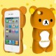 KORILAKKUM Rilakkuma 8th Anniversary iPhone4/iPhone4s 3D Bear Case Brown