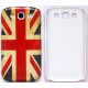 Retro USA UK Union Jack Flag Carcasa de dorso duro para Samsung Galaxy S 3 III S3 I9300