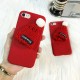 Funda con adorno de gorro para iphone 6, 6s, 7, 7plus